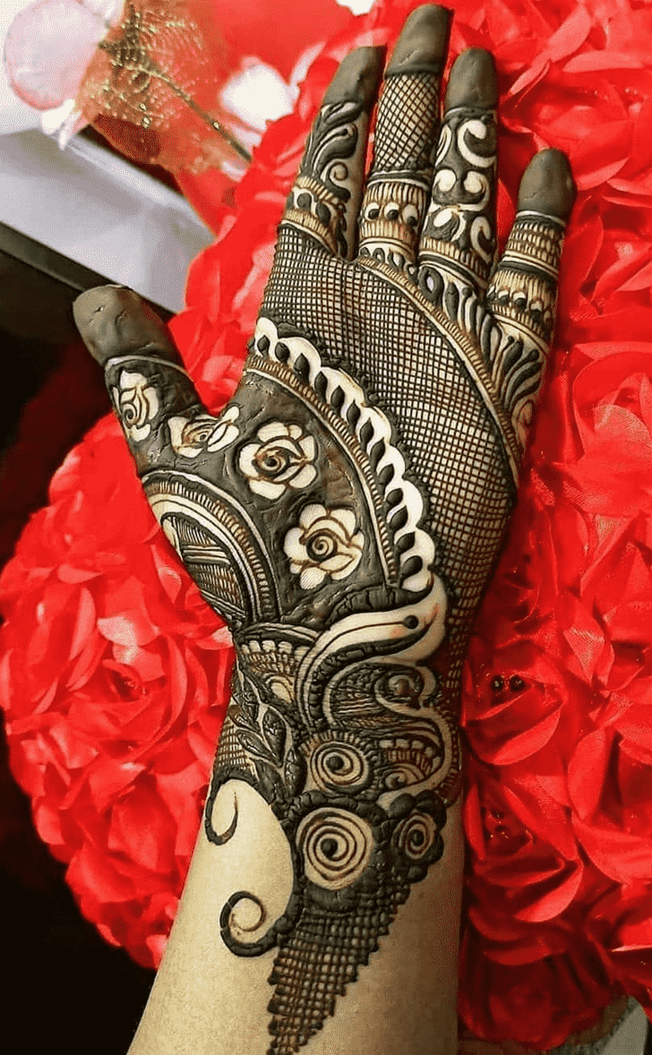 Angelic New Year Henna Design