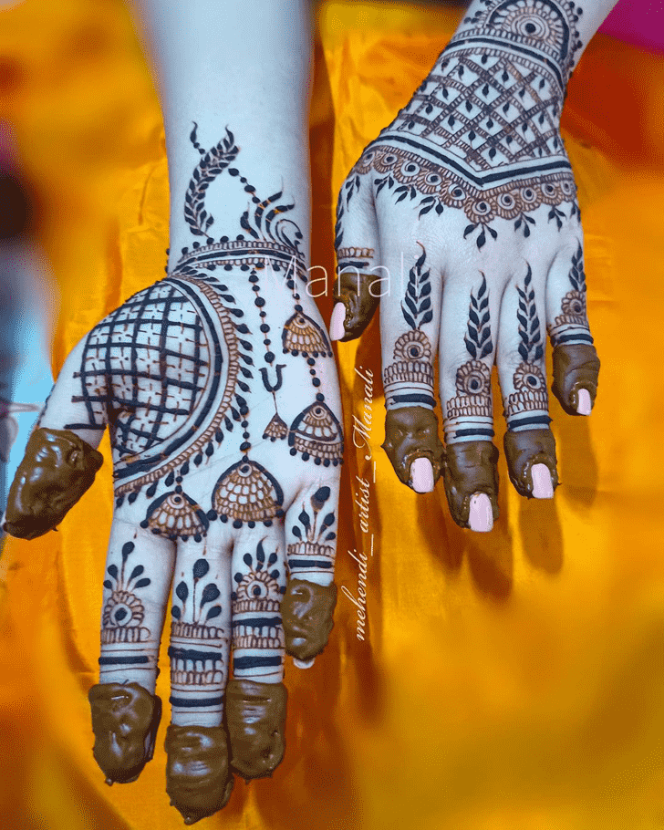 Classy New Year Henna Design