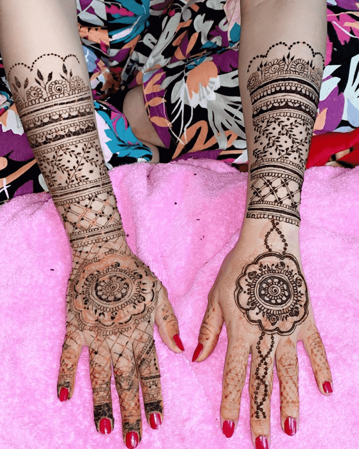 Superb New Year Henna Design