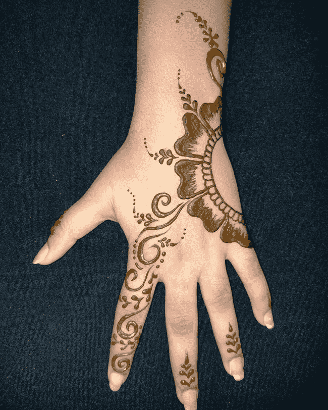 Lovely Ooty Mehndi Design