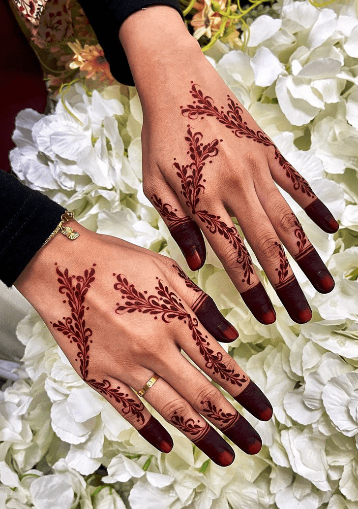 Adorable Oregon Henna Design