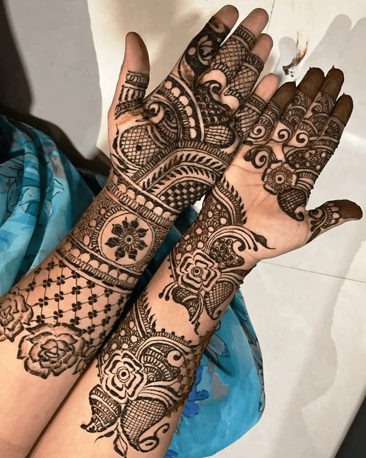 Wonderful Osaka Mehndi Design