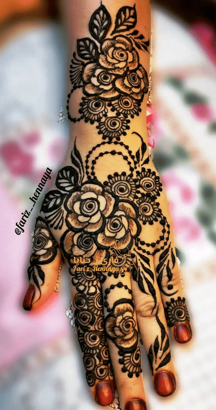 Bewitching Outstanding Henna Design