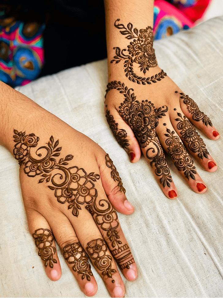 Nice Pahalgam Henna Design