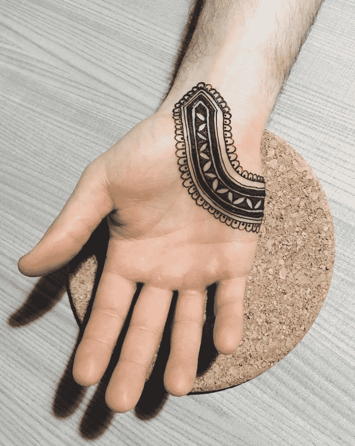 Admirable Palm Mehndi Design