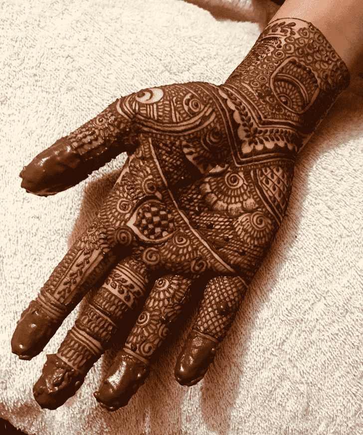 Excellent Palm Henna Design