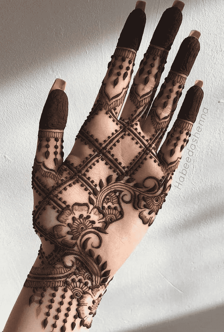 Ideal Palm Henna Design