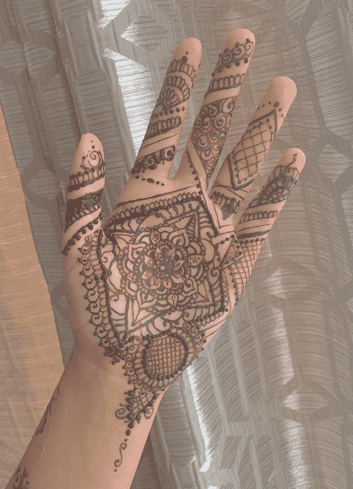 Nice Palm Henna Design