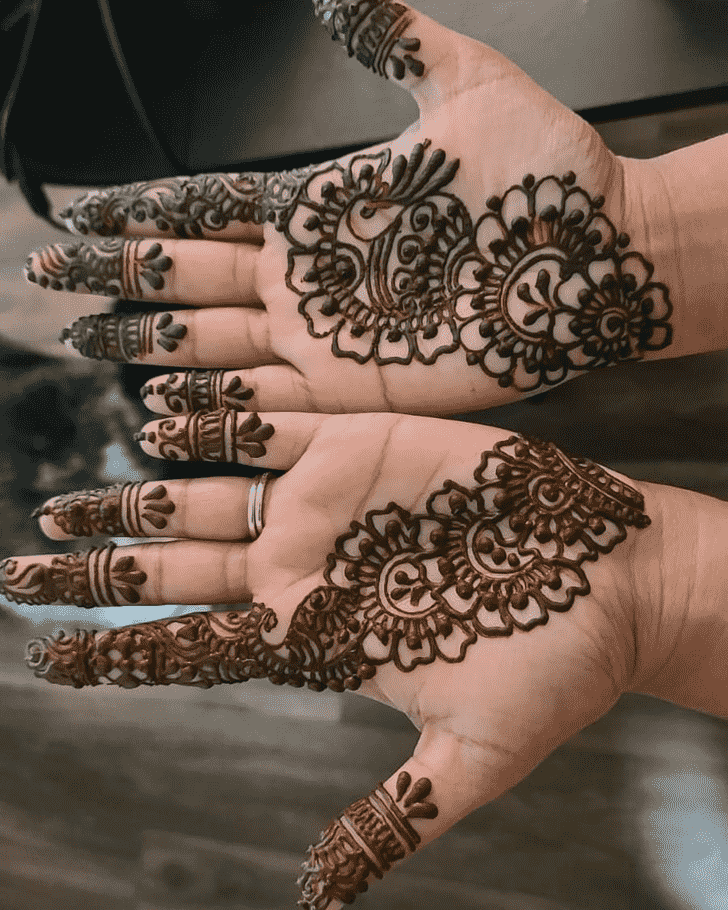 Slightly Palm Henna Design