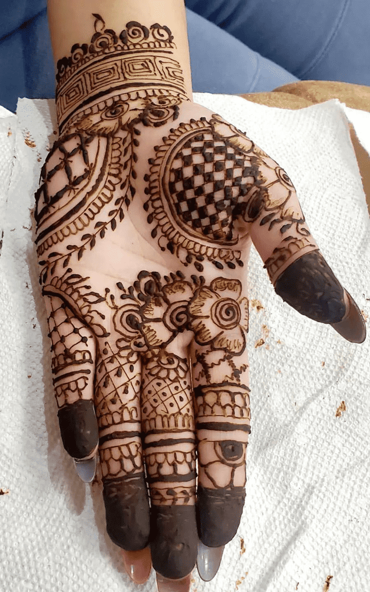 Exquisite Panjabi Henna Design