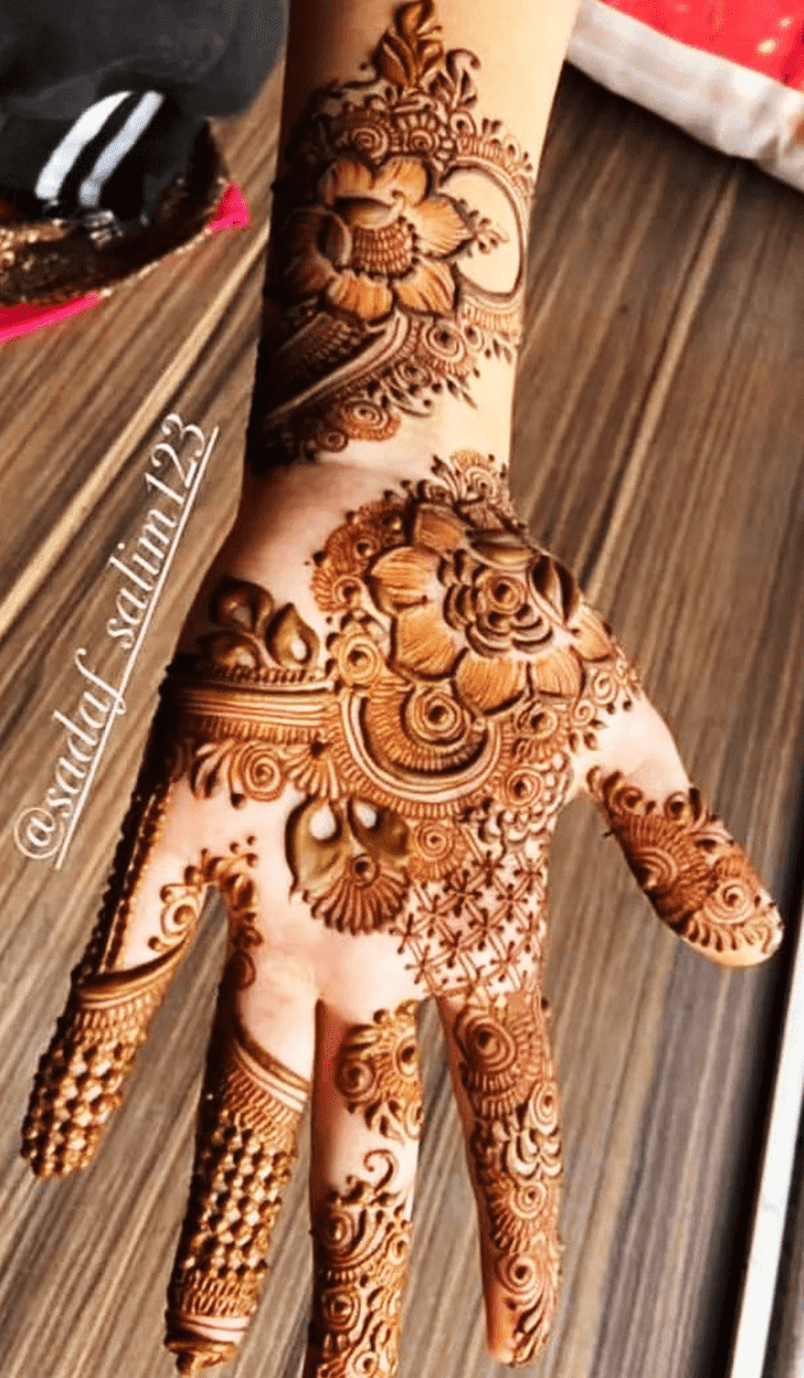 Marvelous Panjabi Henna Design
