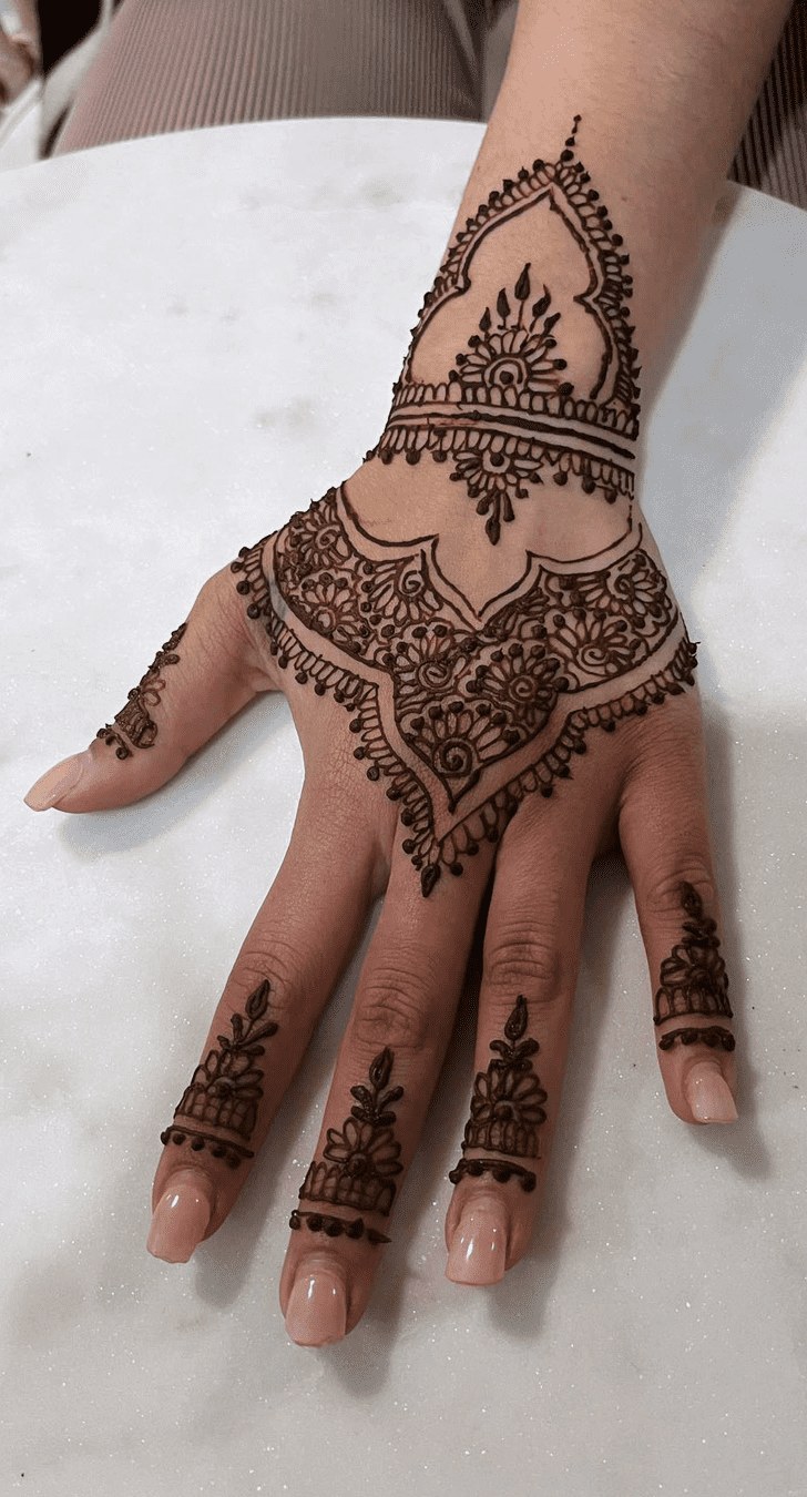 Captivating Paris Henna Design