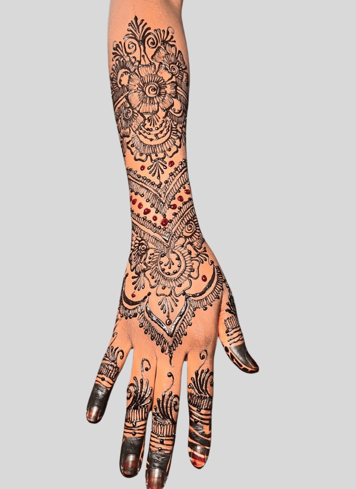 Delicate Party Henna Design