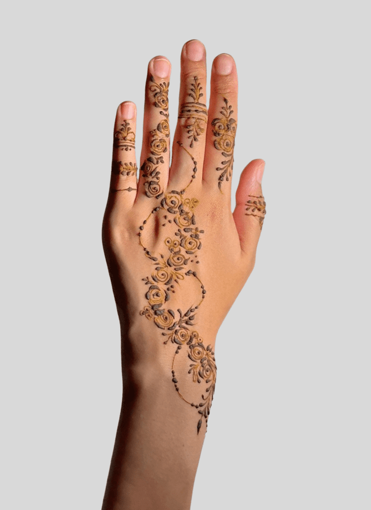 Delightful Party Henna Design