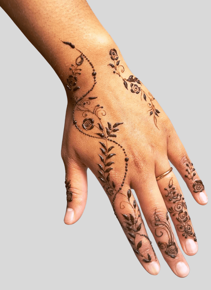 Graceful Party Henna Design