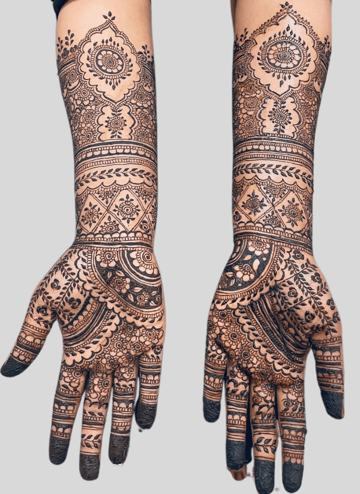 Refined Party Henna Design