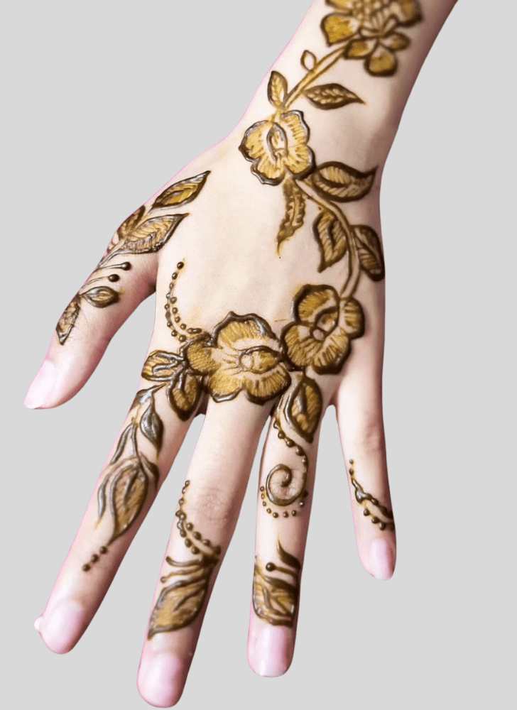 Slightly Party Henna Design