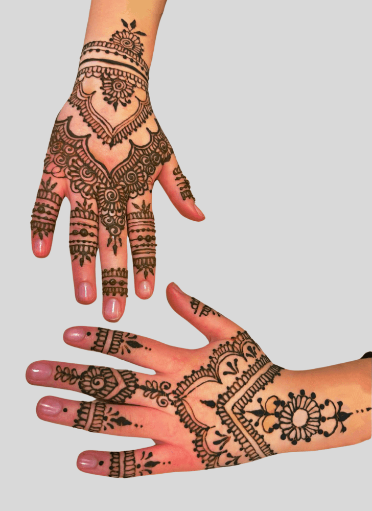 Admirable Pattern Mehndi Design