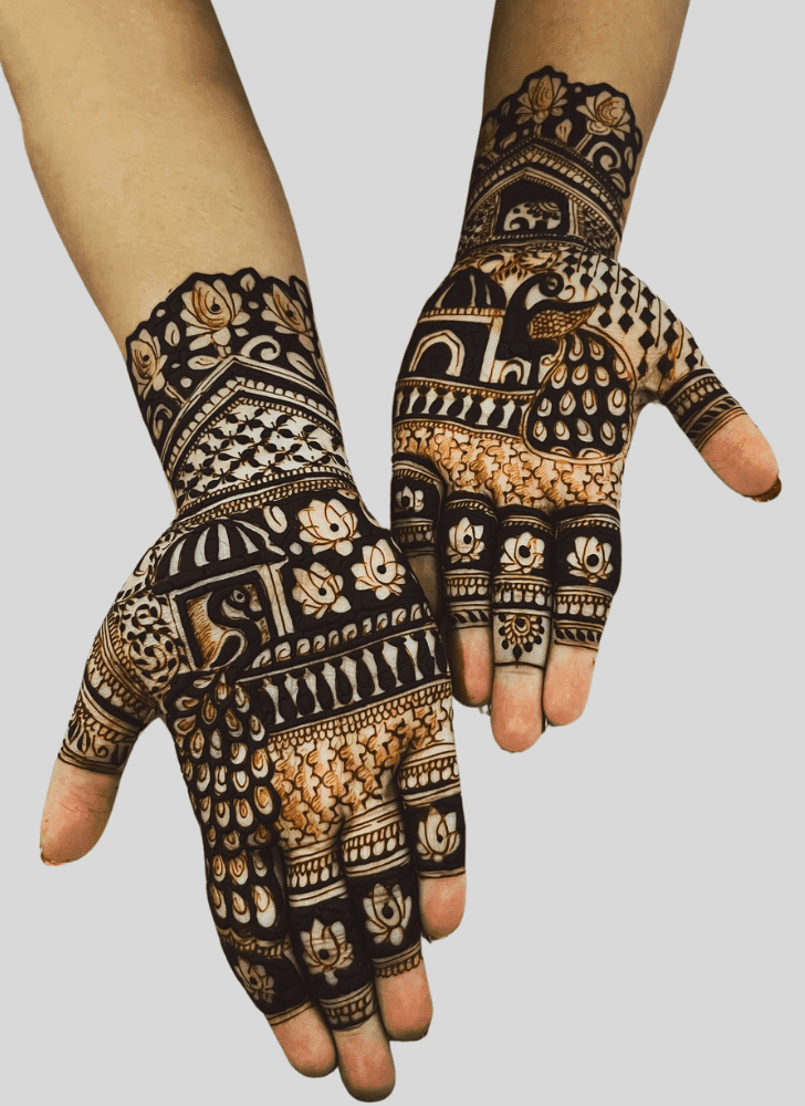 Alluring Pattern Henna Design