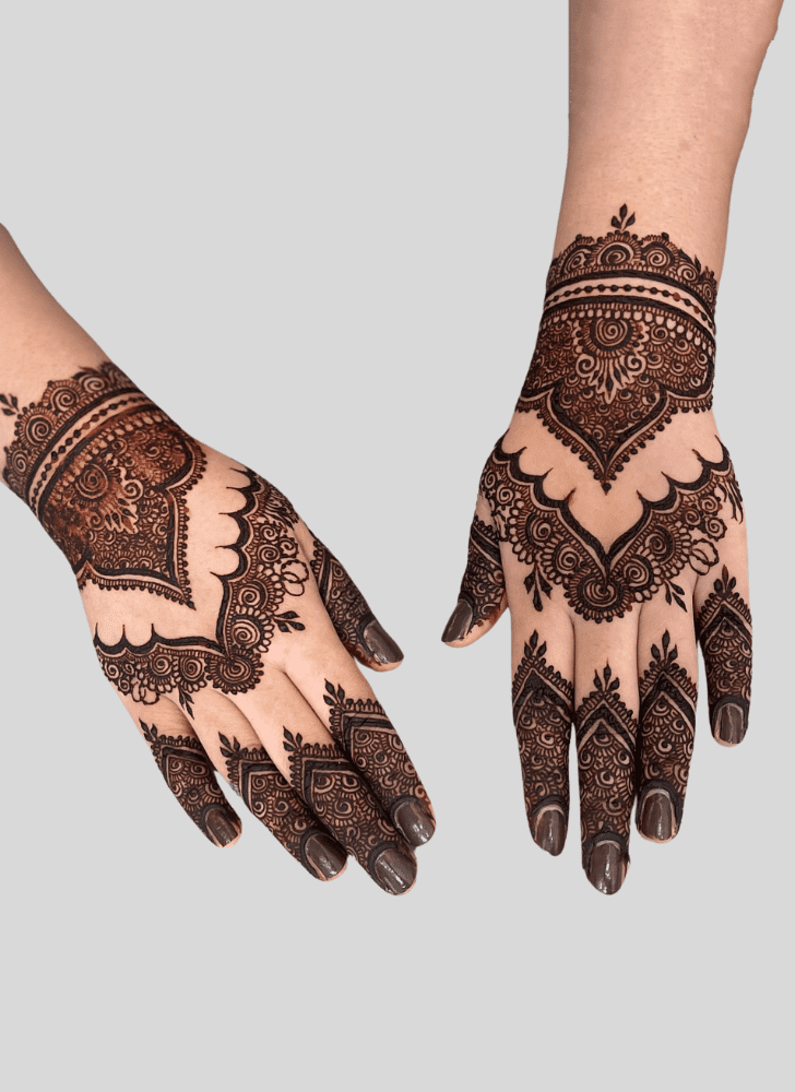 Delicate Pattern Henna Design