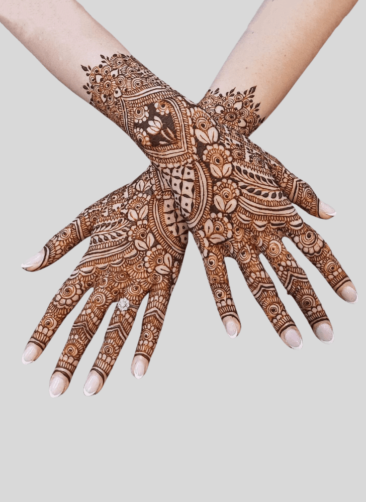 Fetching Pattern Henna Design