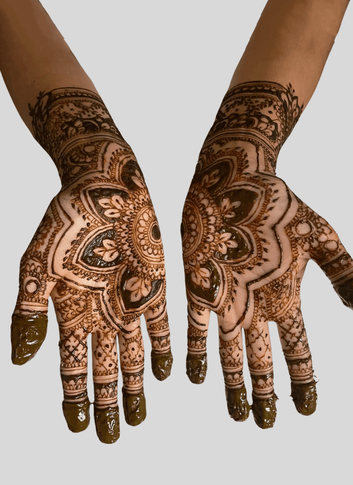 Shapely Pattern Henna Design