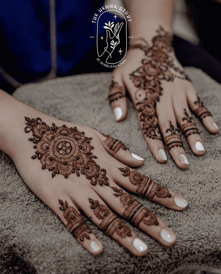 Charming Pennsylvania Henna Design