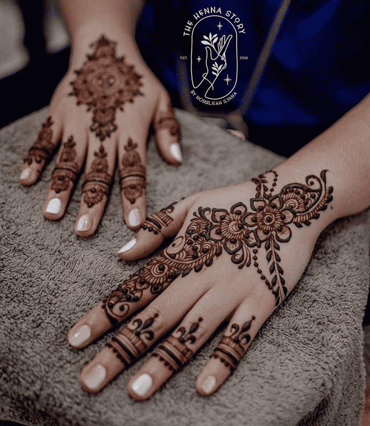 Classy Pennsylvania Henna Design