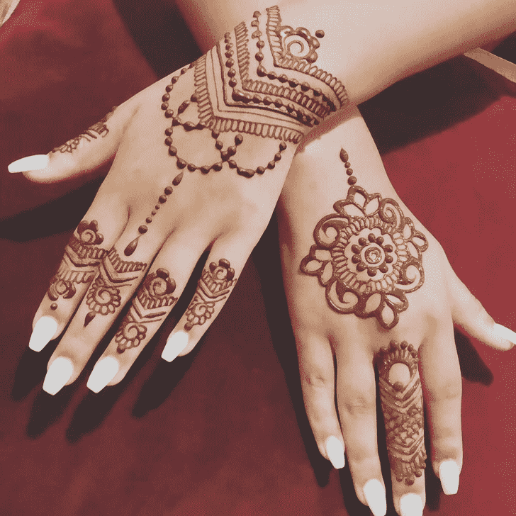 Pleasing Pennsylvania Henna Design