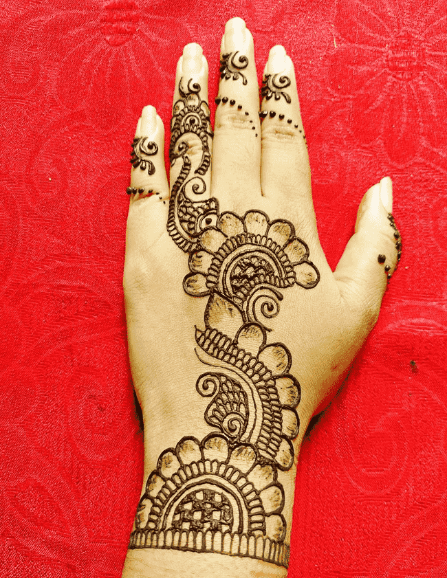 Fine Peshawar Henna Design