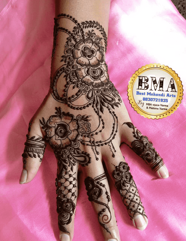 Magnificent Peshawar Henna Design