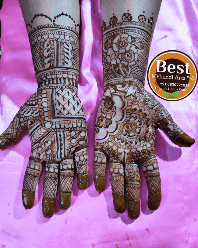 Marvelous Peshawar Henna Design