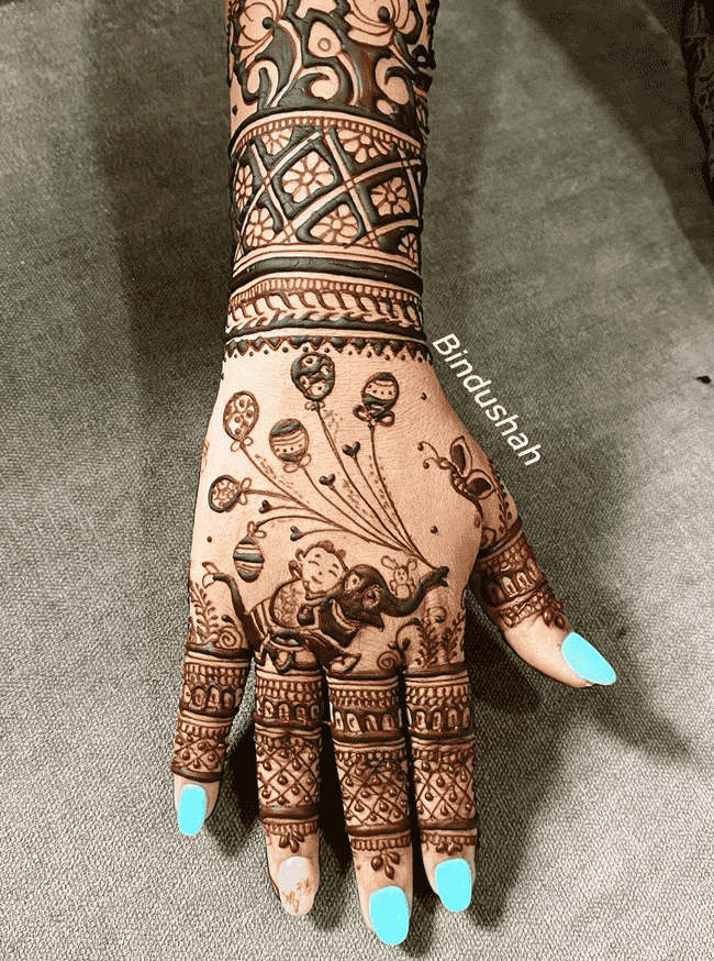 Beauteous Pondicherry Henna Design