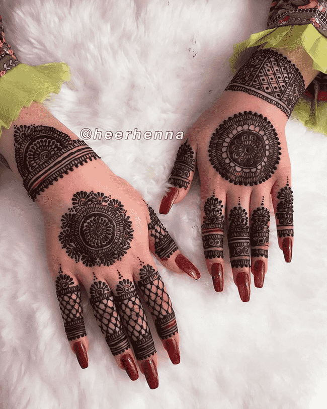 Delightful Pondicherry Henna Design