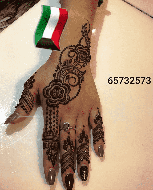 Fascinating Pondicherry Henna Design