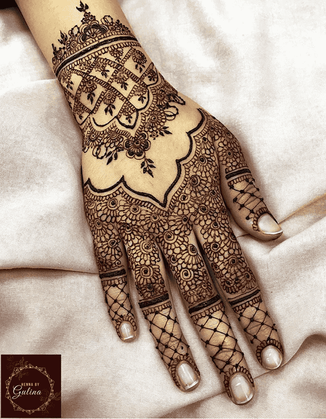 Nice Pondicherry Henna Design