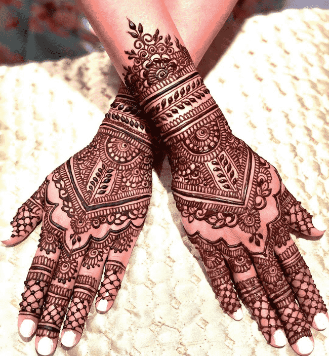 Stunning Pondicherry Henna Design