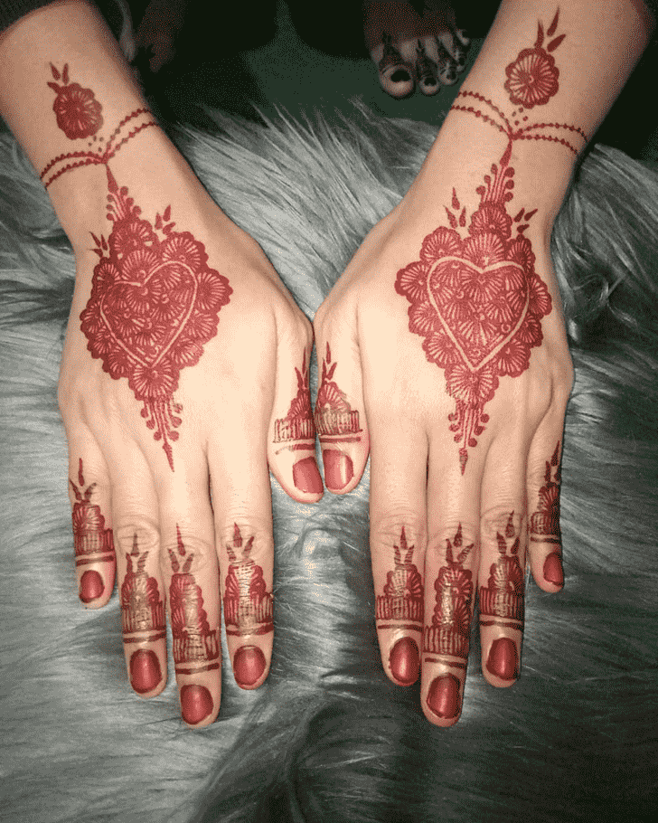 Resplendent Pongal Henna Design