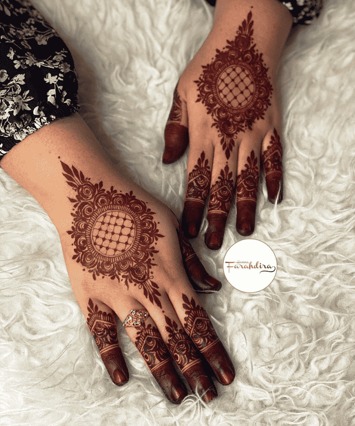 Awesome Pradosh Vrat Henna Design