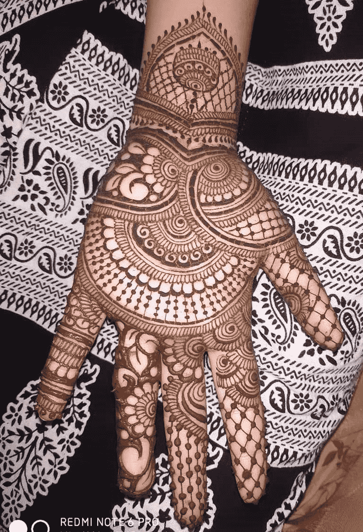 Ideal Pradosh Vrat Henna Design