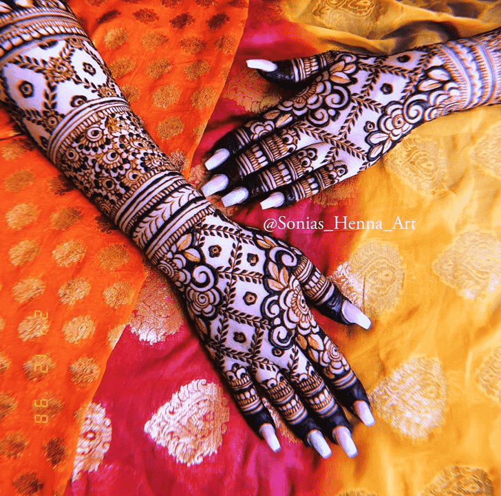 Charming Professional Henna Design