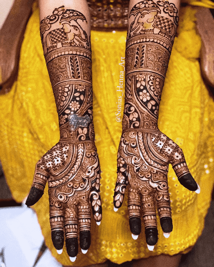 Wonderful Professional Mehndi Design