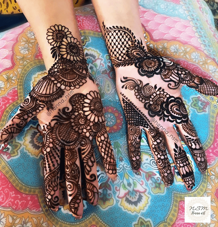 Good Looking Puducherry Henna Design