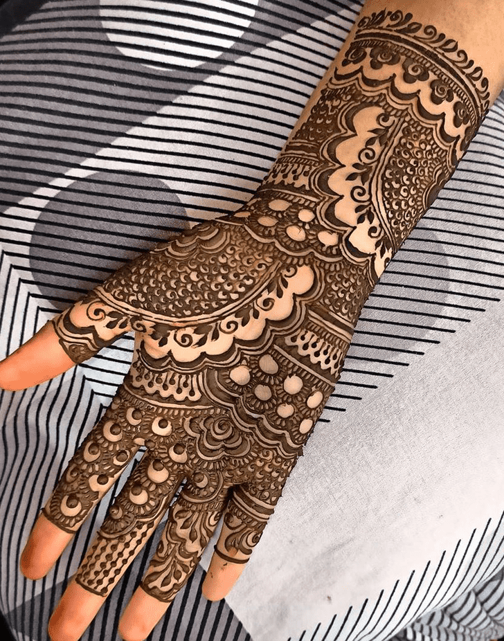 Inviting Puducherry Henna Design