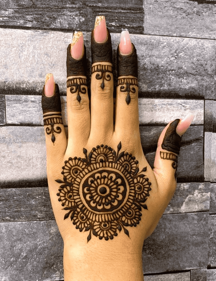 Lovely Puducherry Mehndi Design