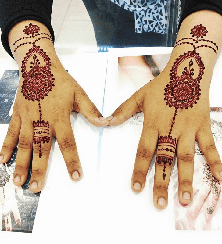 Nice Puducherry Henna Design