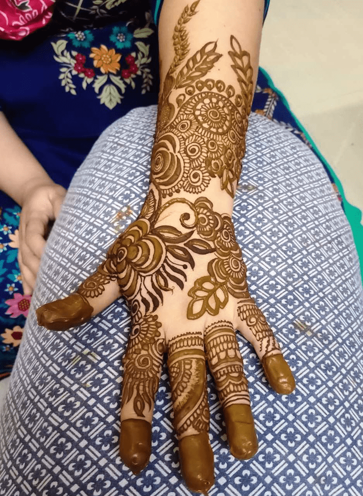 Pleasing Puducherry Henna Design