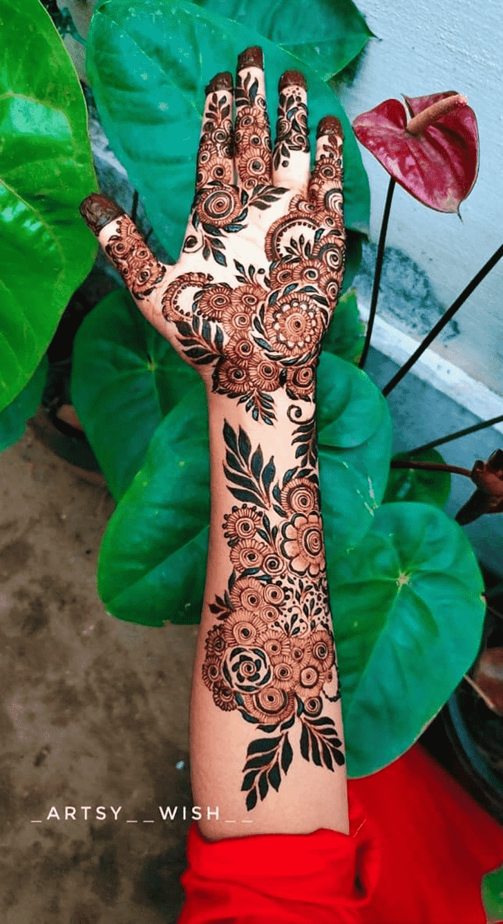 Magnetic Punjabi Henna Design