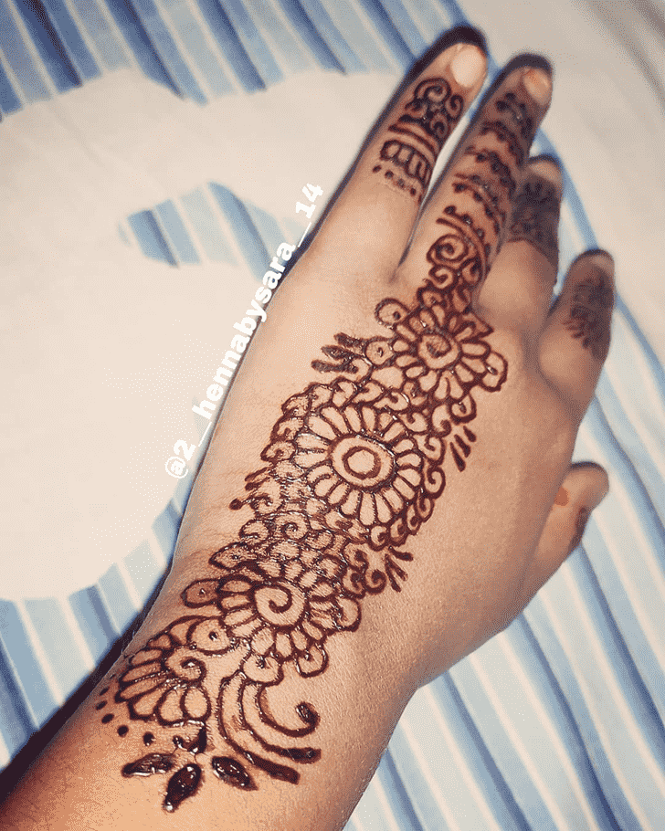 Marvelous Punjabi Henna Design