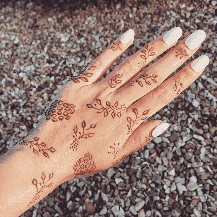 Resplendent Punjabi Henna Design